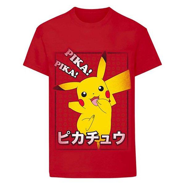 Pika Pika Tshirt Jungen Rot Bunt 116 von Pokémon