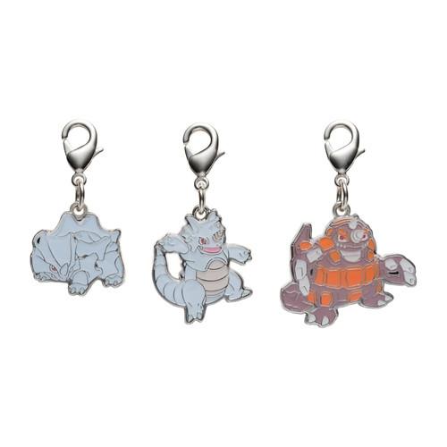 Pokémon - Pokemon Center Rhyhorn, Rhydon, Rhyperior Schlüsselanhänger 3 Stück, für Herren, Multicolor von Pokémon