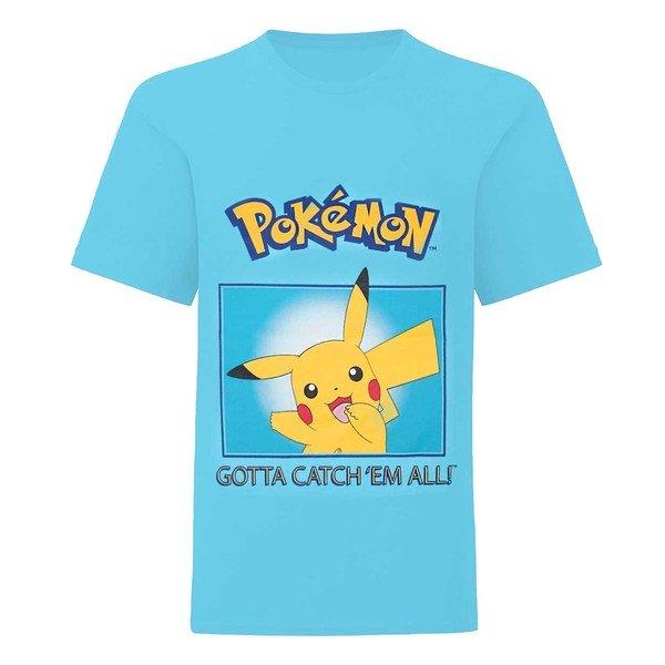 Pokémon - Pikachu TShirt, 146/152, Blau von Pokémon