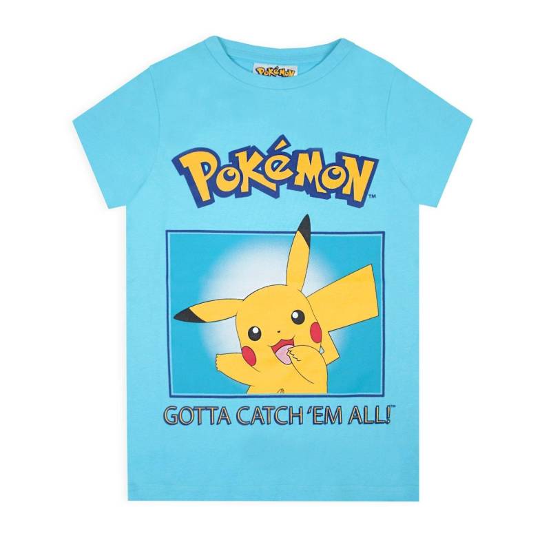 Pikachu Tshirt Jungen Blau 152 von Pokémon