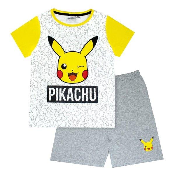 Pokémon - Schlafanzug mit Shorts, 116, Grau von Pokémon