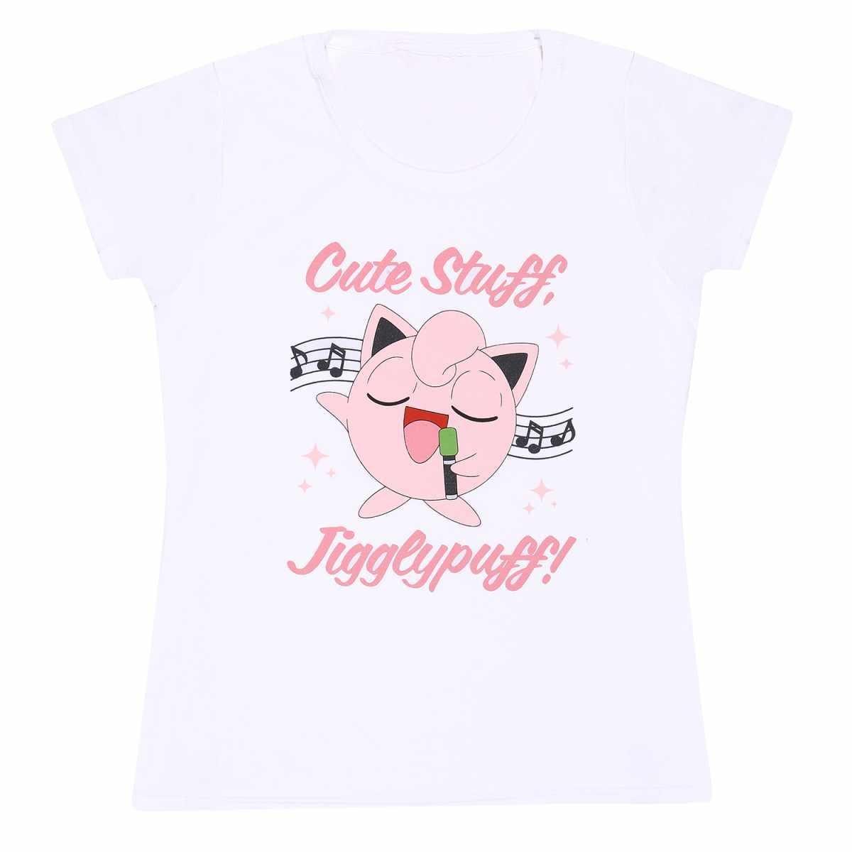 Pokémon - Sing Along TShirt, für Damen, Weiss, Größe L von Pokémon