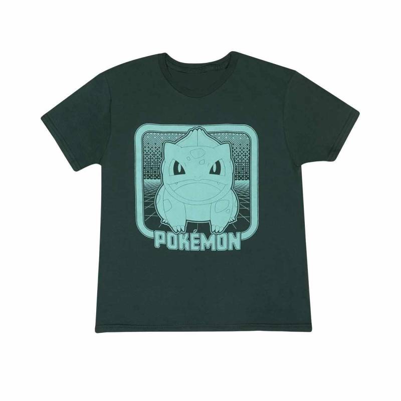 Pokémon - TShirt, 140/146, Dunkelgrün von Pokémon