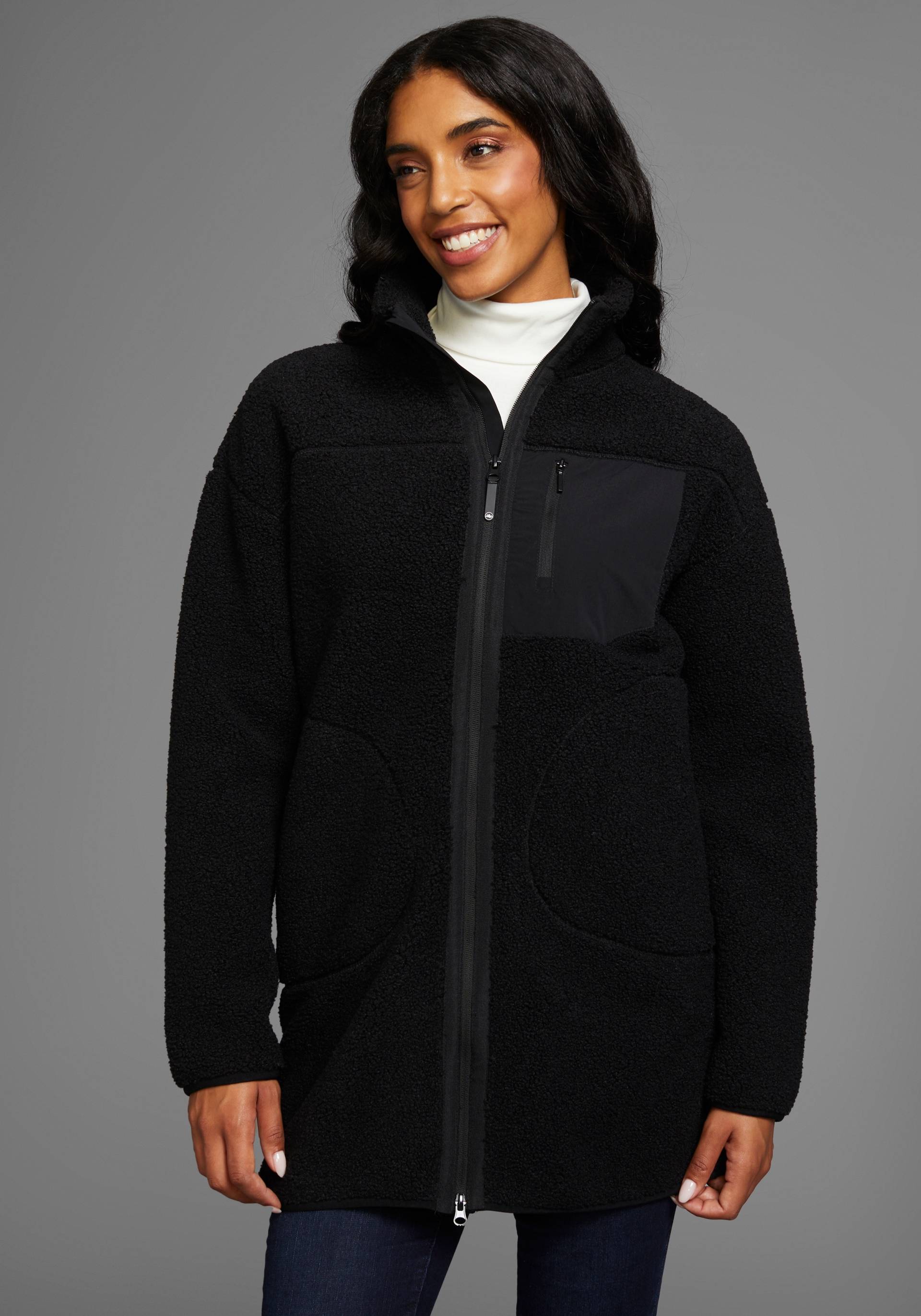 Polarino Fleecejacke, aus Fleece, atmungsaktiv, schnell trocknend Polarino Fleecejacke, aus Fleece, atmungsaktiv, schnell trocknend von Polarino