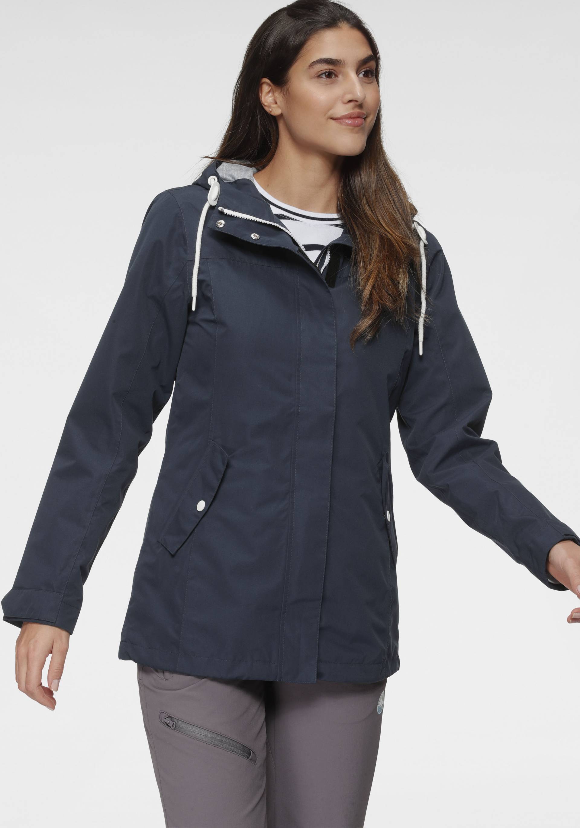 Polarino Funktionsjacke, mit Kapuze, Wasserdicht, winddicht und atmungsaktiv. Wassersäule 3000mm Polarino Funktionsjacke, mit Kapuze, Wasserdicht, winddicht und atmungsaktiv. Wassersäule 3000mm von Polarino