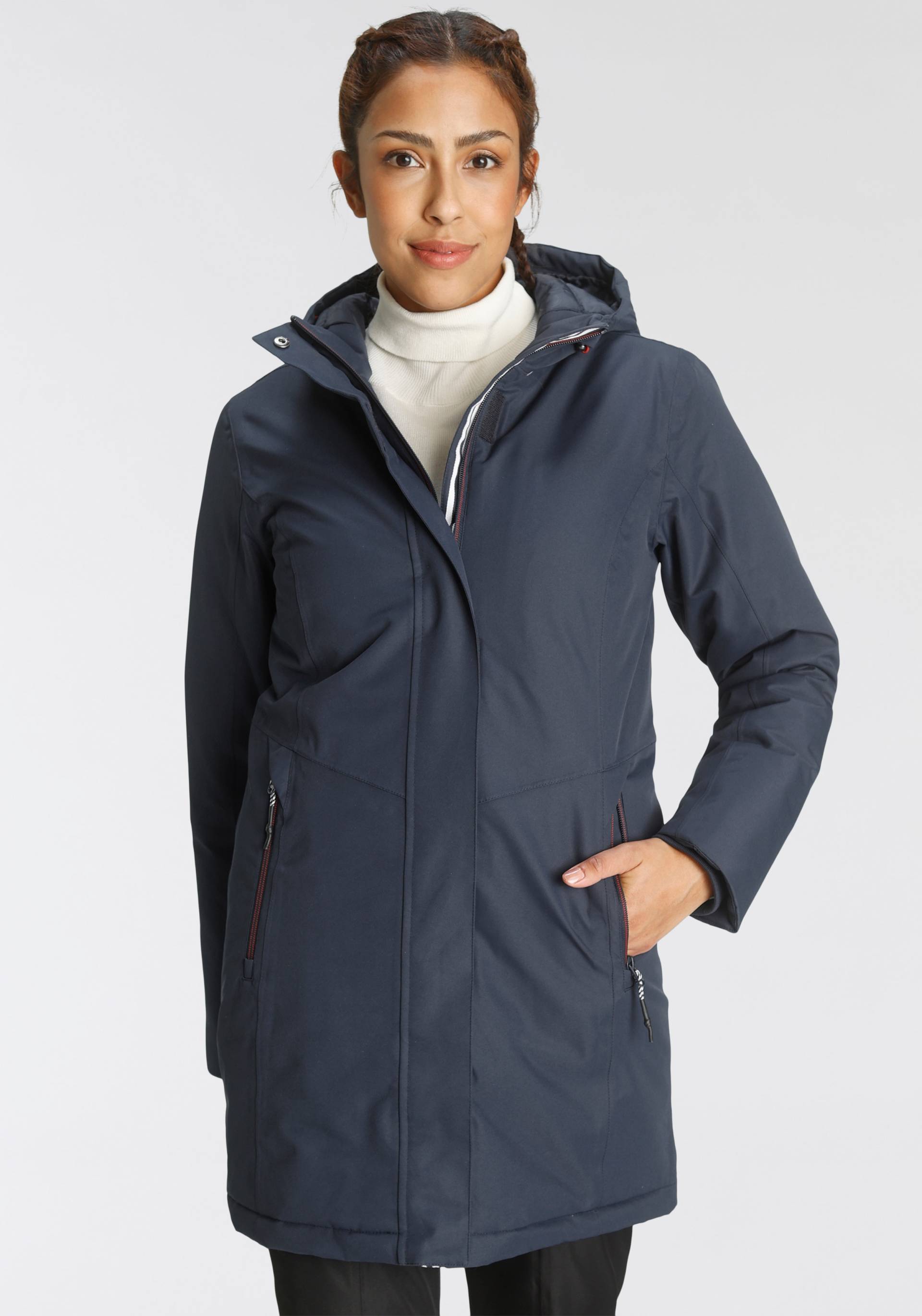 Polarino Funktionsparka, mit Kapuze, aus Hardshell Material mit verschweissten Nähten Polarino Funktionsparka, mit Kapuze, aus Hardshell Material mit verschweissten Nähten von Polarino