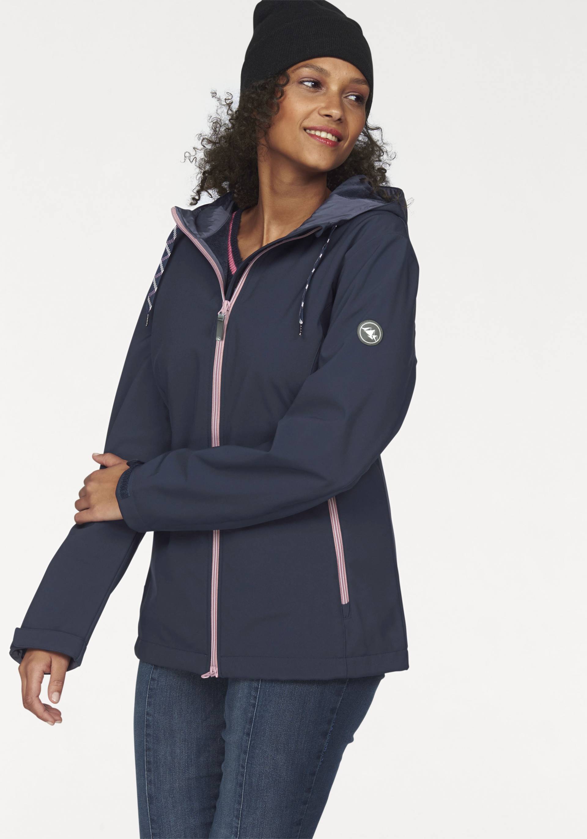Polarino Softshelljacke, mit Kapuze, für den Übergang, aus Softshell, wasserabweisend, winddicht Polarino Softshelljacke, mit Kapuze, für den Übergang, aus Softshell, wasserabweisend, winddicht von Polarino