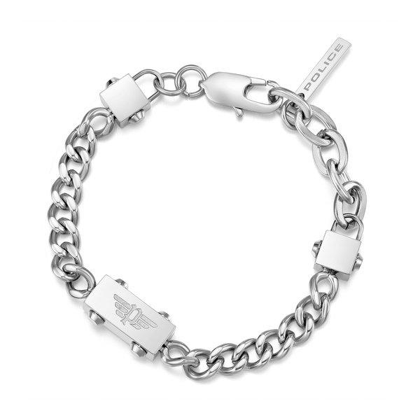 Police - Armband, Chained, 20cm, Silber von Police