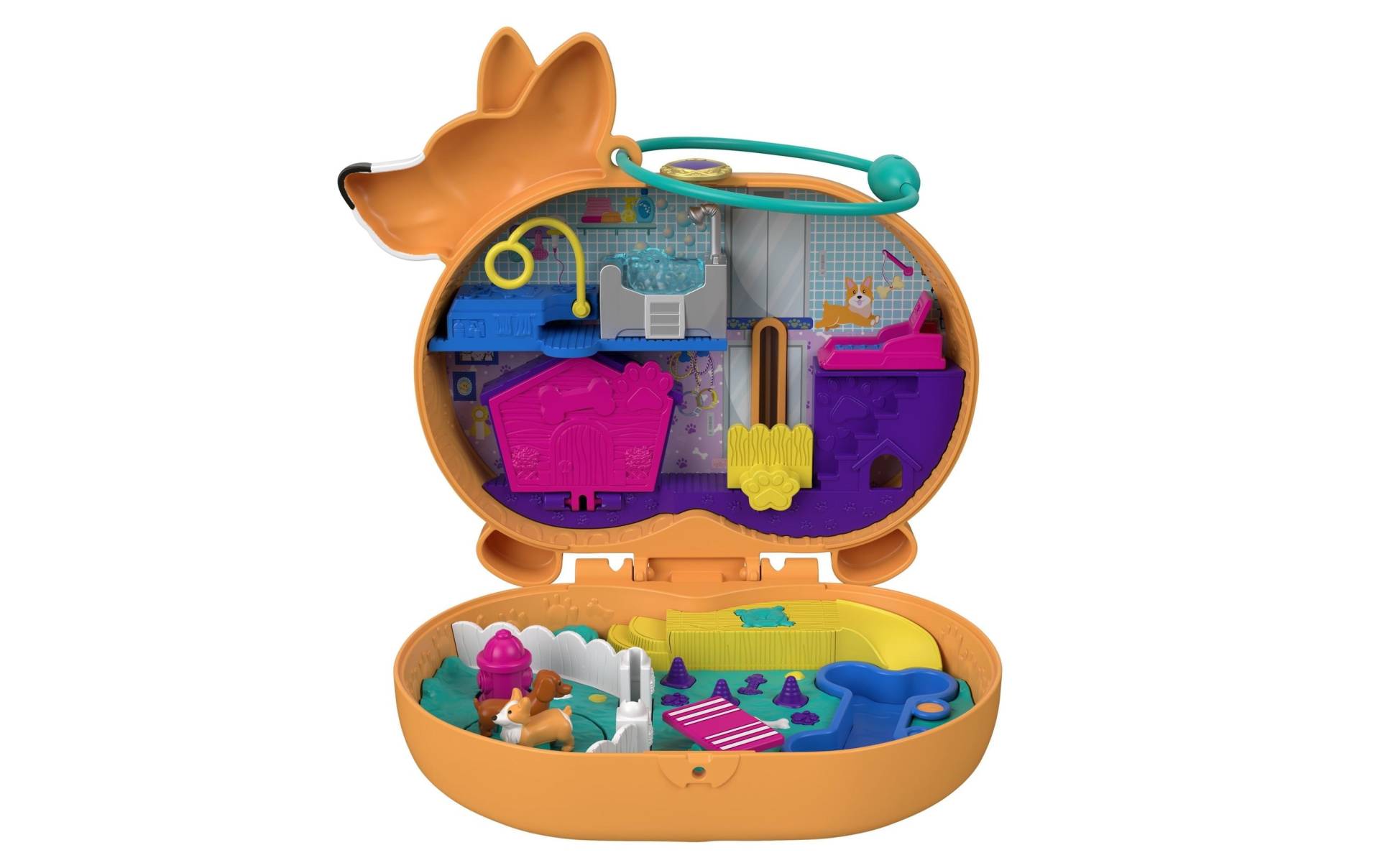 Polly Pocket Spielfigur »Corgi-Hundehotel Schatulle« von Polly Pocket