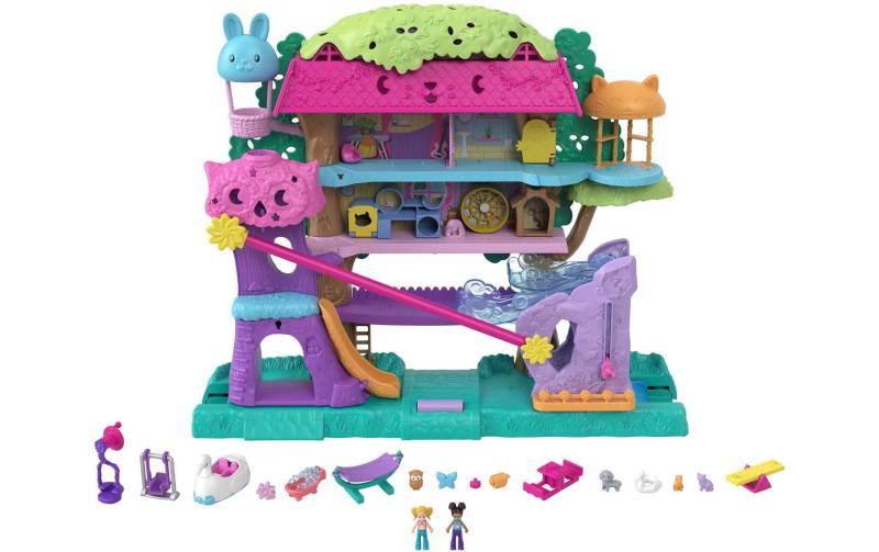 Polly Pocket Spielfigur »Pocket Pollyville Tierparty Baumhaus« von Polly Pocket