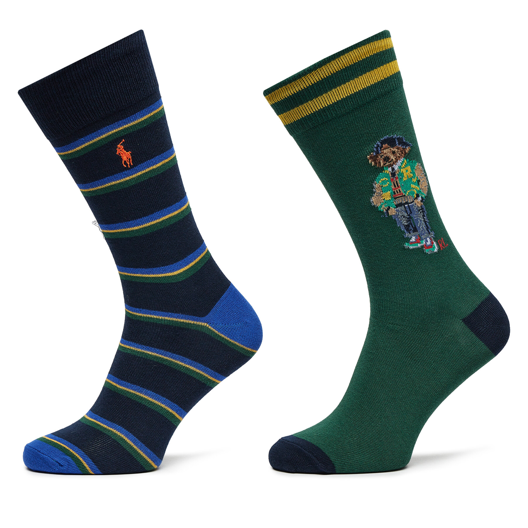 2er-Set hohe Herrensocken Polo Ralph Lauren 449958830002 Bunt von Polo Ralph Lauren