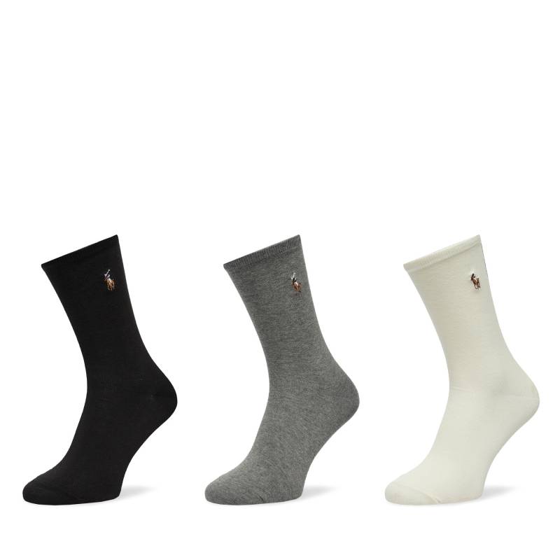 3er-Set hohe Damensocken Polo Ralph Lauren 455955241001 Bunt von Polo Ralph Lauren