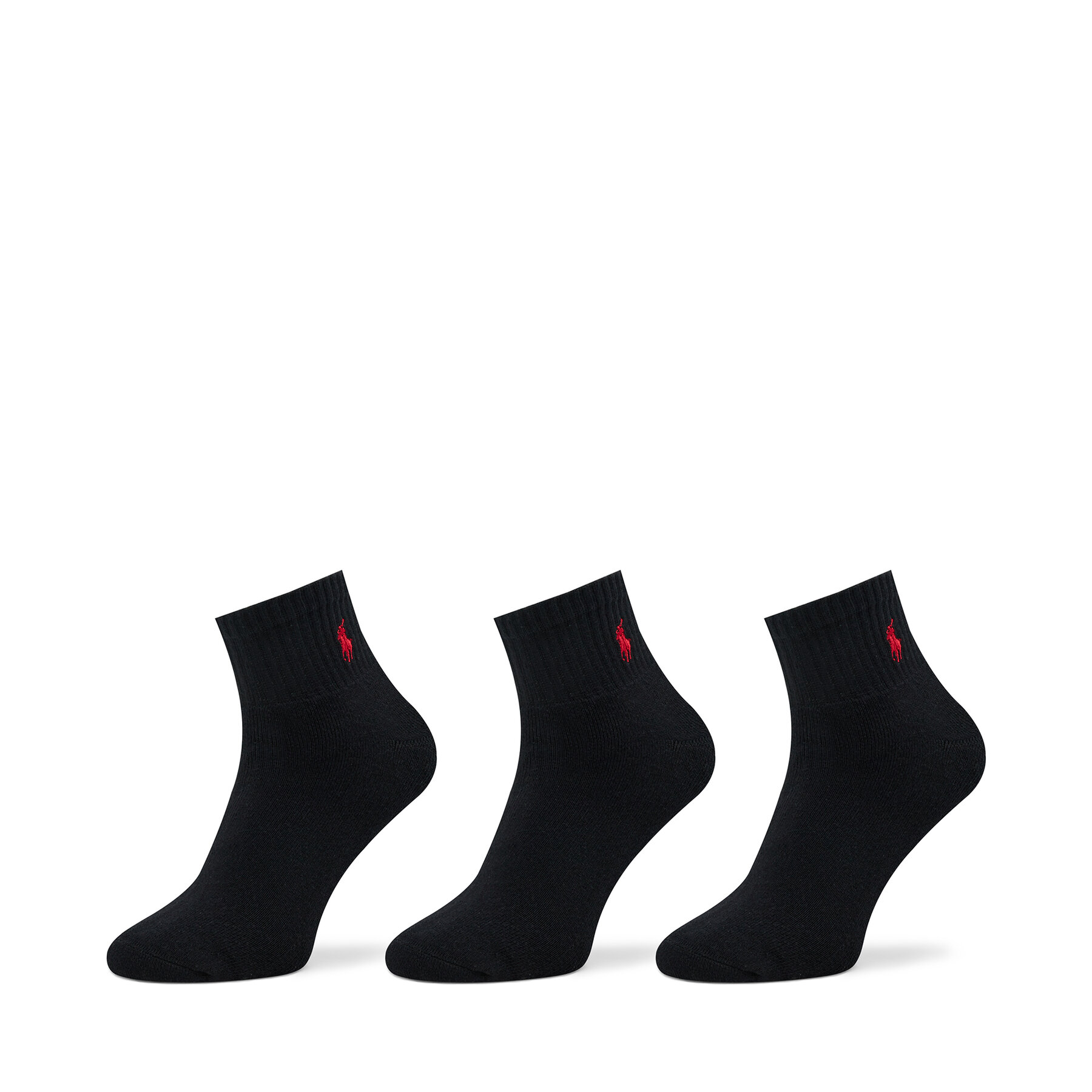 3er-Set hohe Herrensocken Polo Ralph Lauren 449655220001 Schwarz von Polo Ralph Lauren