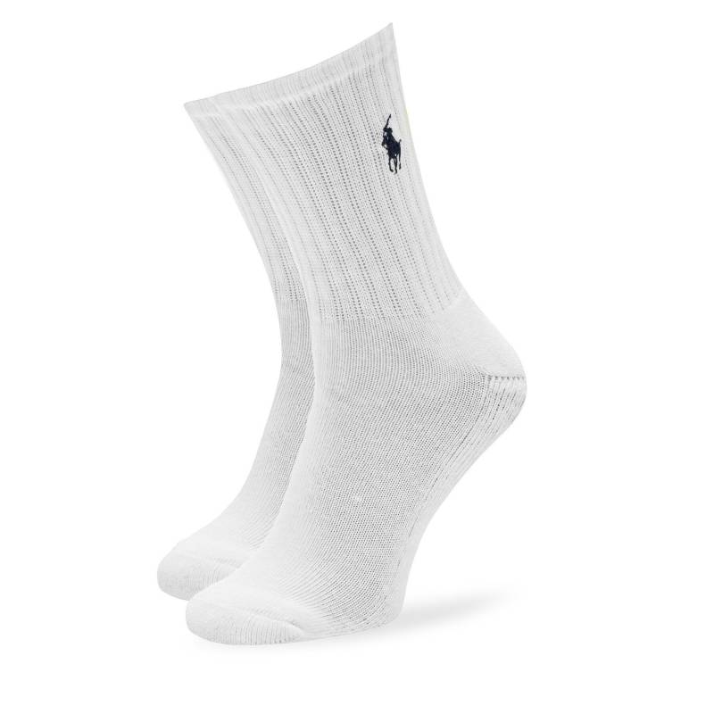 6er-Set hohe Kindersocken Polo Ralph Lauren 444765841001 Weiß von Polo Ralph Lauren