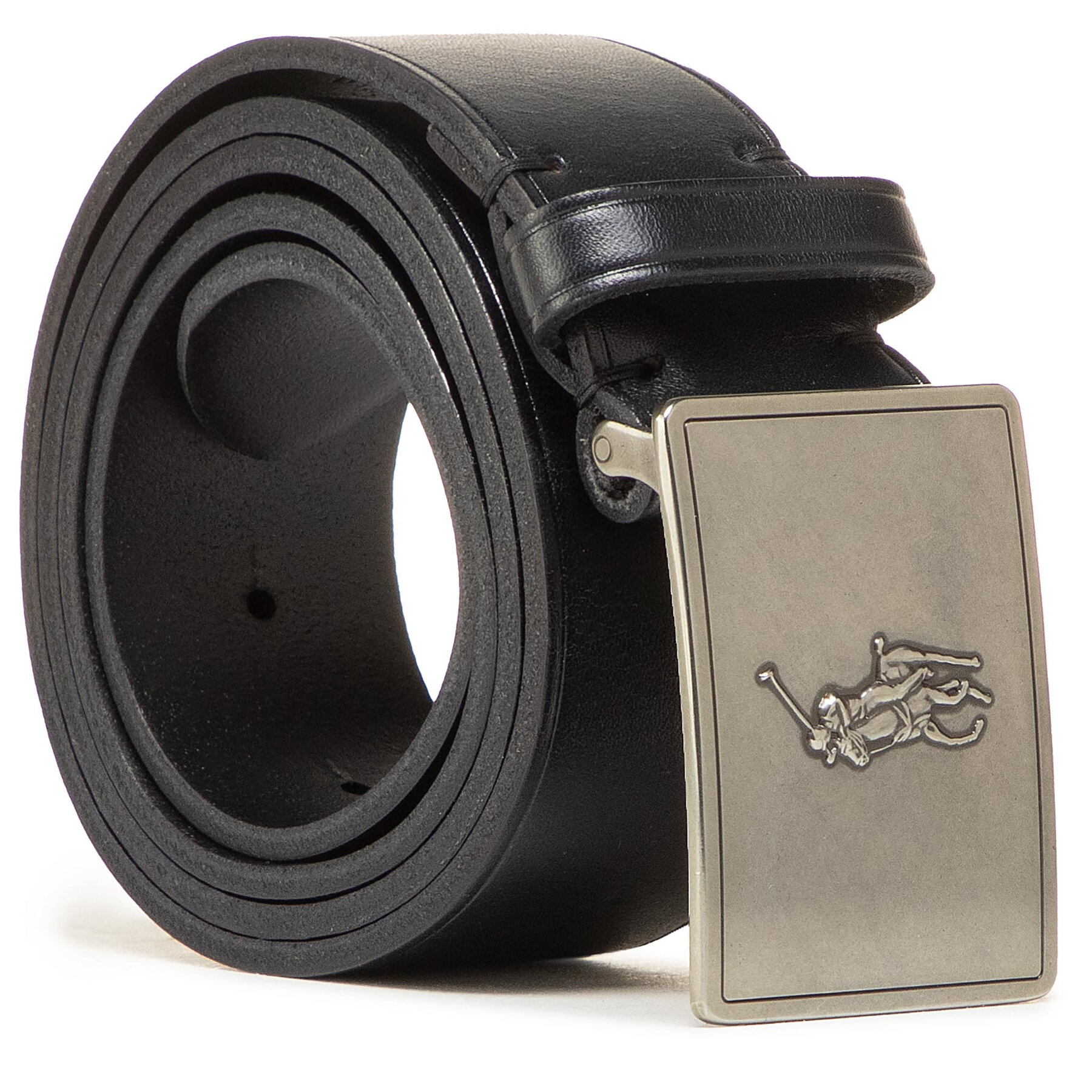 Herrengürtel Polo Ralph Lauren 36mm Pp Plaque Belt 405691693001 Schwarz von Polo Ralph Lauren