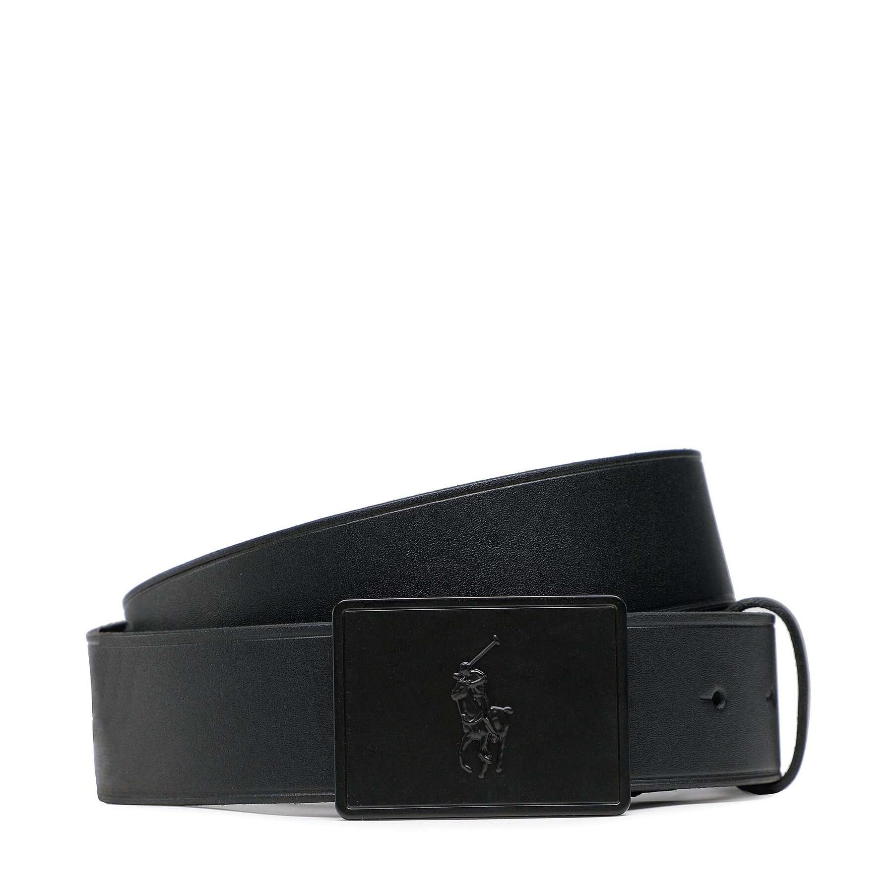 Herrengürtel Polo Ralph Lauren 36mm Pp Plaque Belt 405691693005 Schwarz von Polo Ralph Lauren