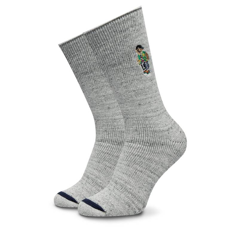 Hohe Herrensocken Polo Ralph Lauren 449958819001 Grau von Polo Ralph Lauren