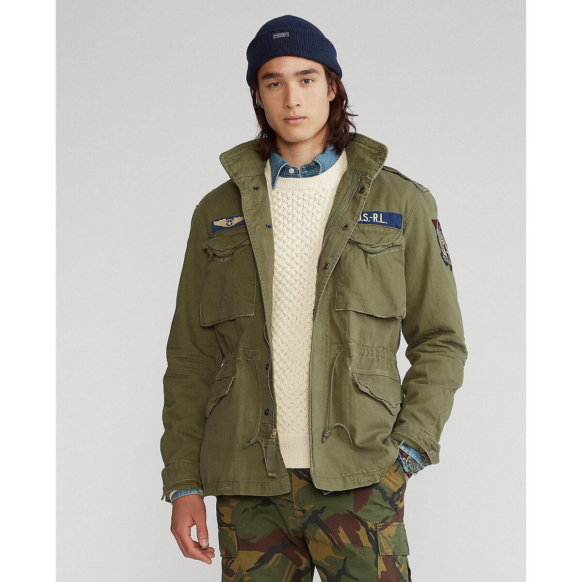 Jacke M65 im Military-Stil mit Cargotaschen von Polo Ralph Lauren