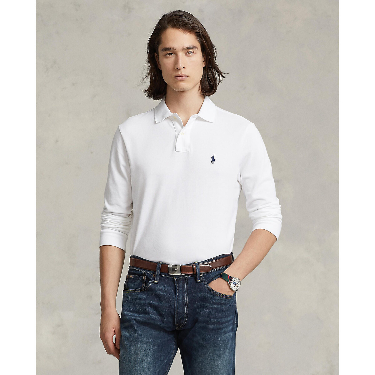 Langärmeliges Poloshirt, Slim-Fit von Polo Ralph Lauren
