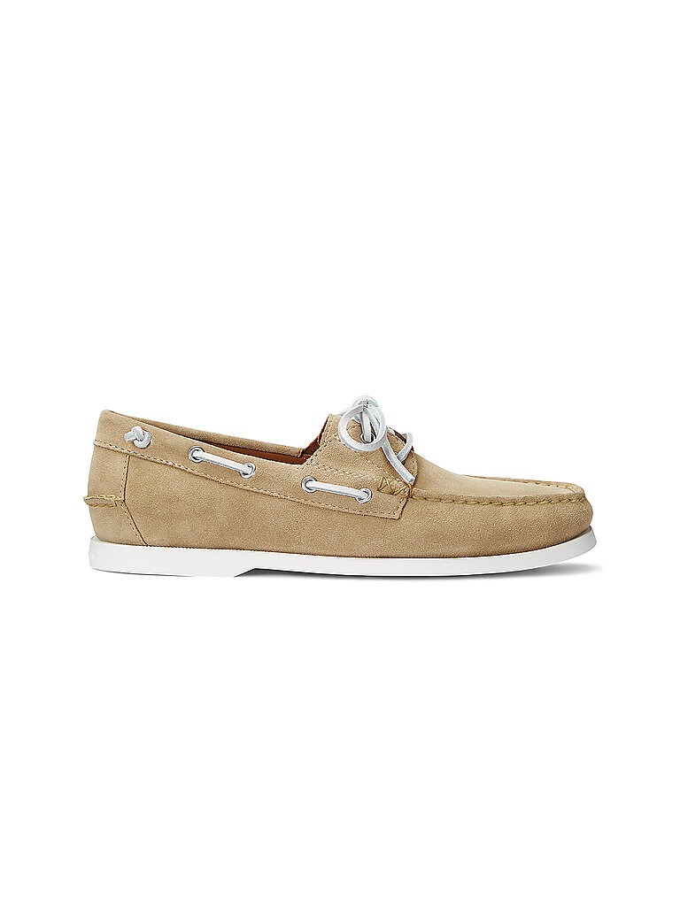 POLO RALPH LAUREN Anzugschuh - Bootschuh MERTON  beige | 41 von Polo Ralph Lauren