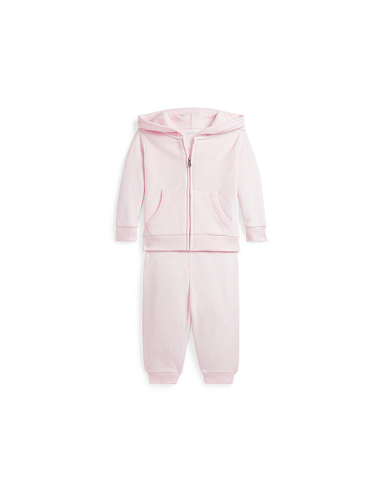 POLO RALPH LAUREN Baby Set 2-teilig Sweatjacke mit Jogginghose rosa | 62 von Polo Ralph Lauren