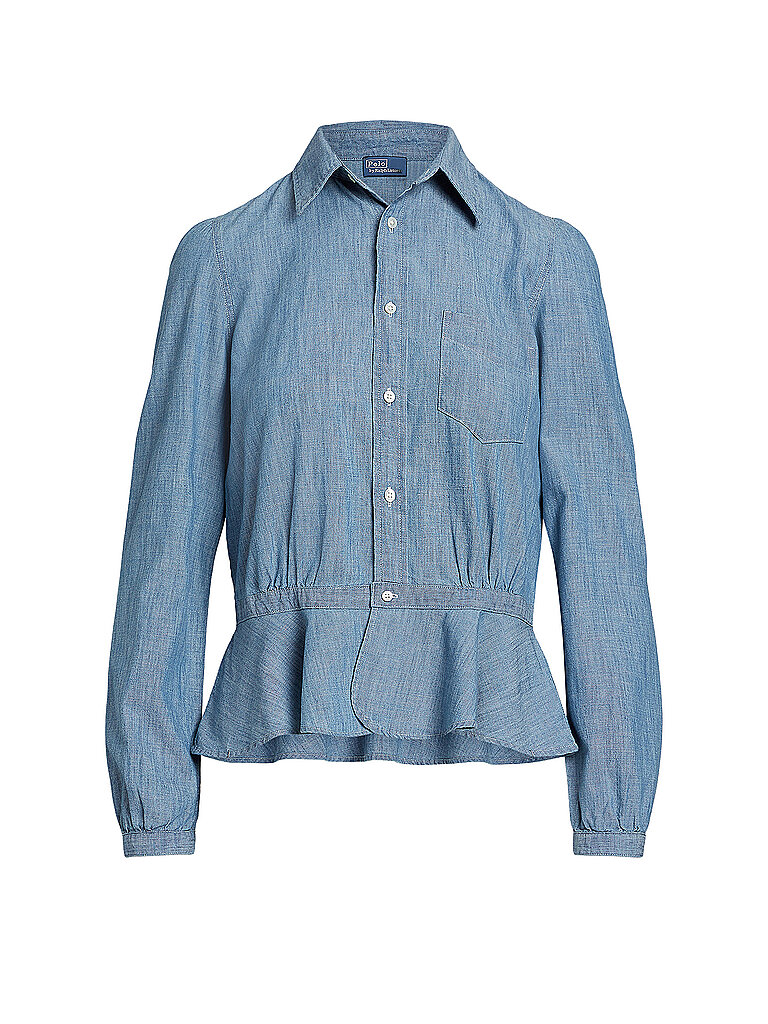 POLO RALPH LAUREN Bluse JEZA blau | 36 von Polo Ralph Lauren