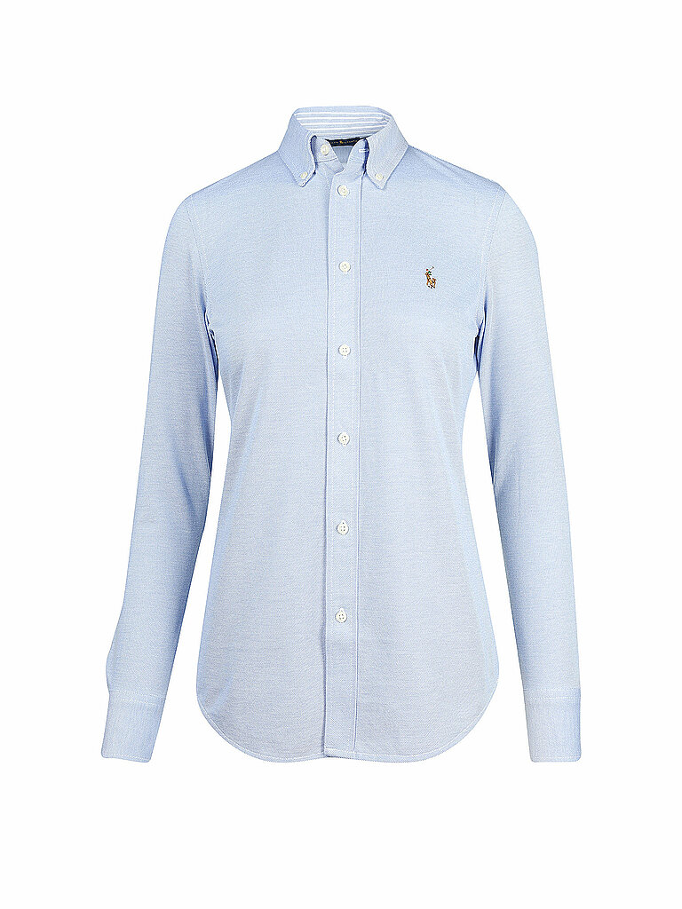 POLO RALPH LAUREN Bluse Skinny Fit HEIDI blau | S von Polo Ralph Lauren