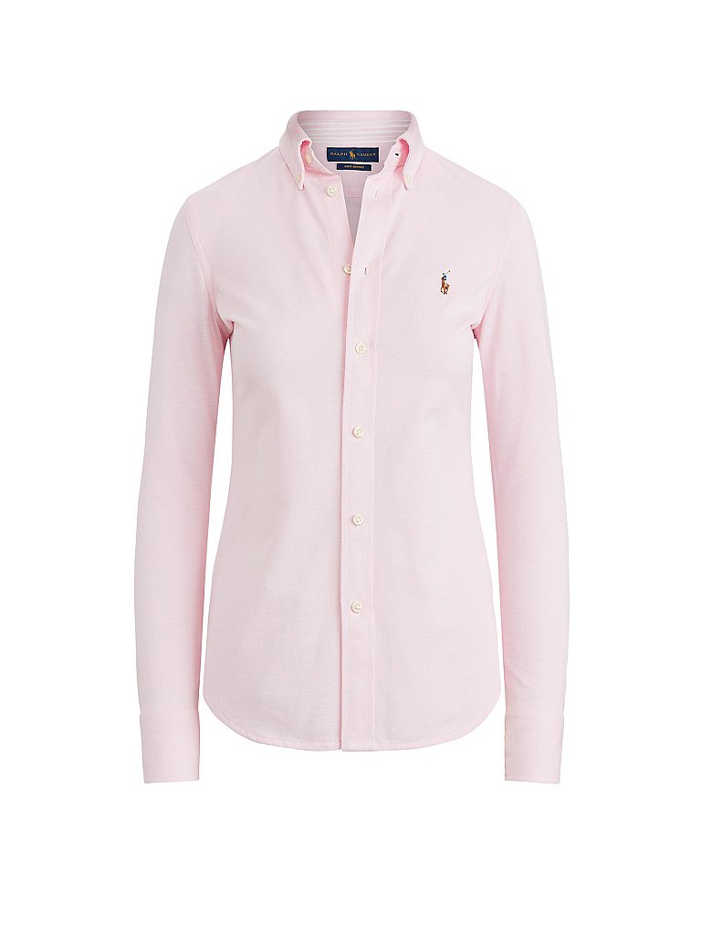 POLO RALPH LAUREN Bluse Skinny Fit HEIDI pink | S von Polo Ralph Lauren