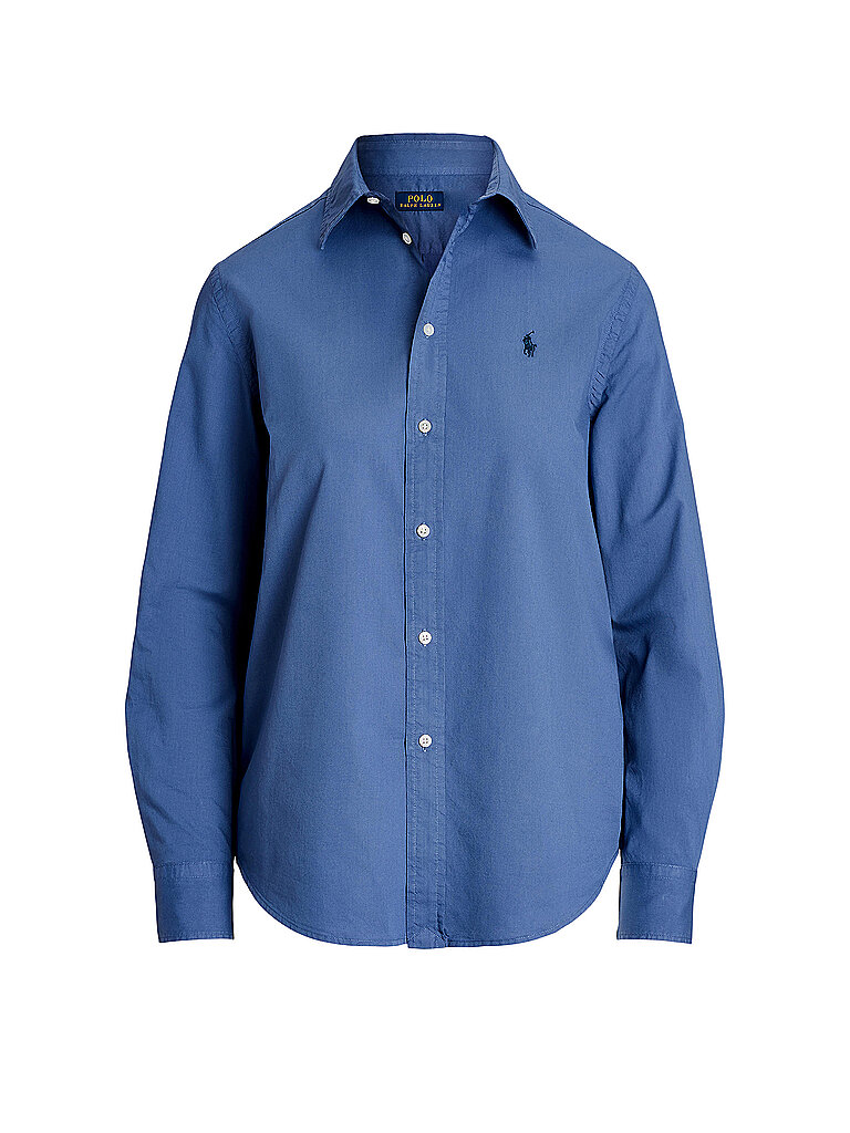 POLO RALPH LAUREN Bluse blau | L von Polo Ralph Lauren