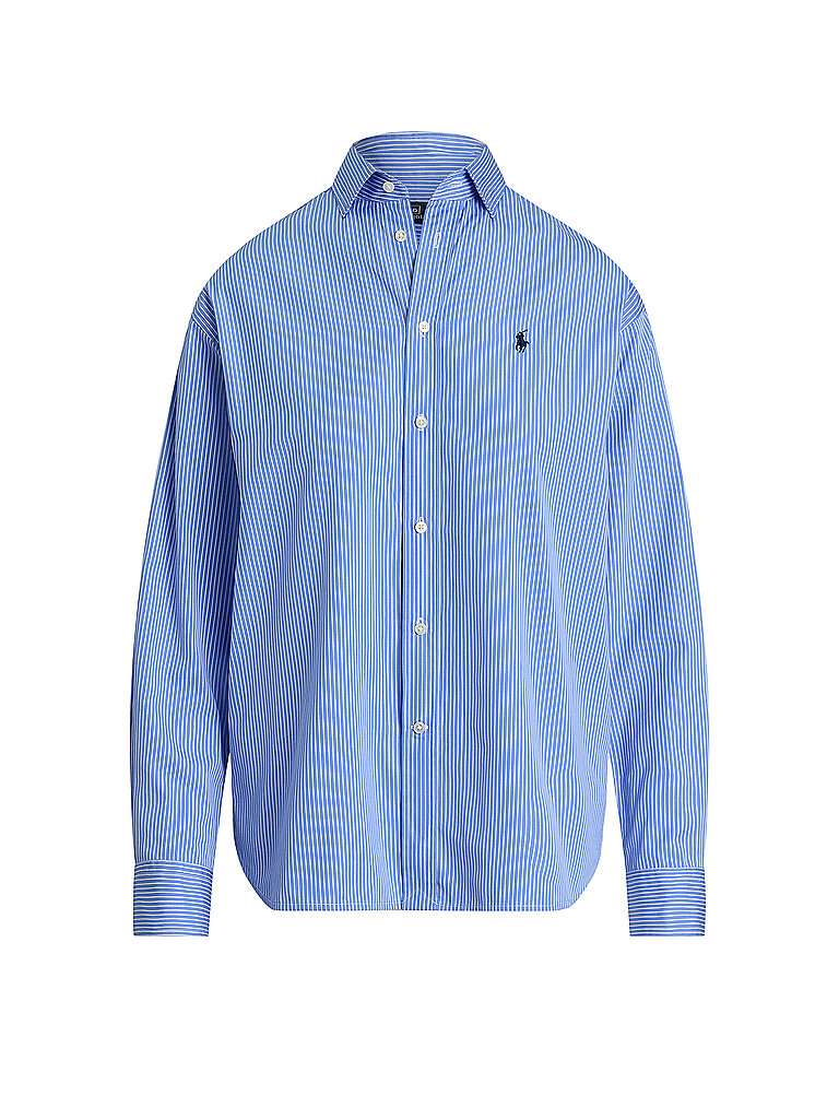 POLO RALPH LAUREN Bluse blau | L von Polo Ralph Lauren