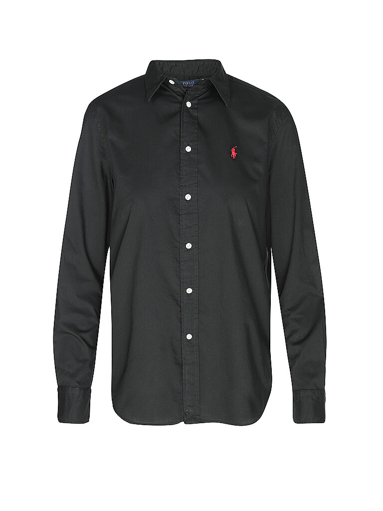 POLO RALPH LAUREN Bluse  schwarz | L von Polo Ralph Lauren