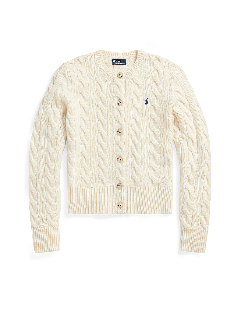 POLO RALPH LAUREN Cardigan Slim Fit beige | L von Polo Ralph Lauren