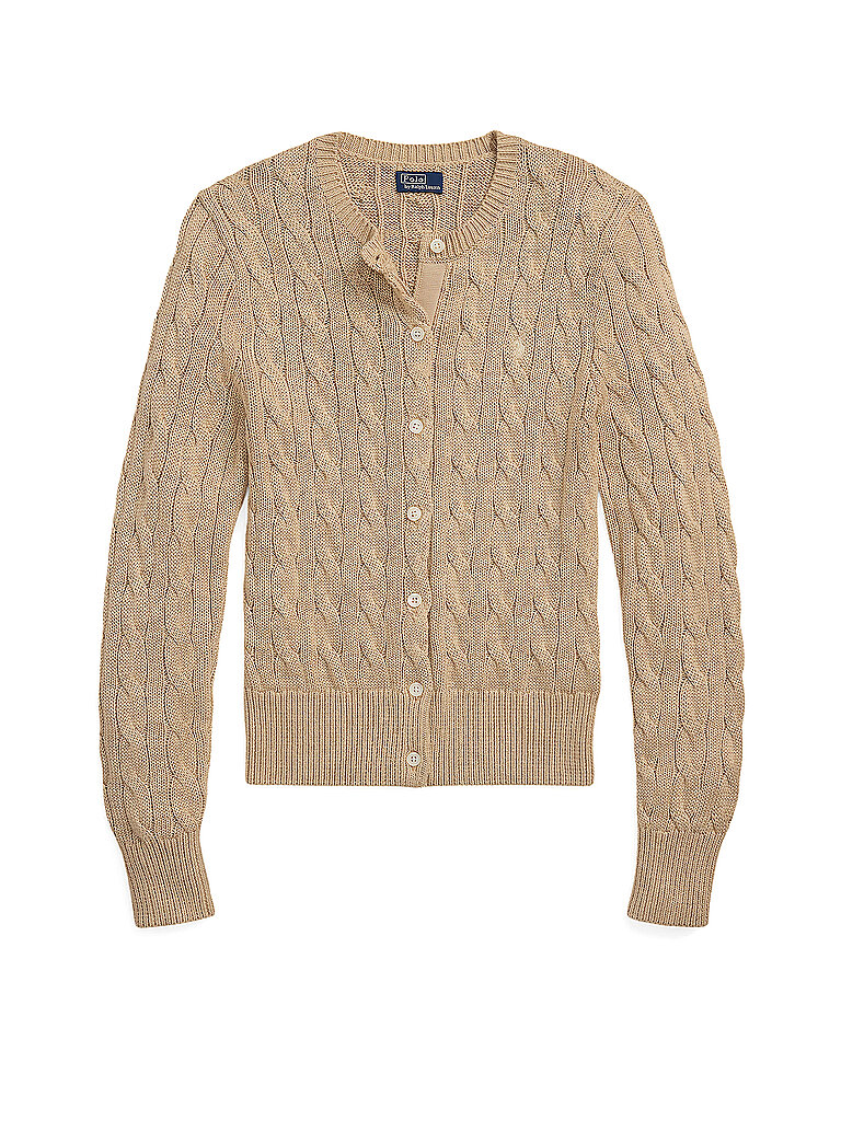 POLO RALPH LAUREN Cardigan Slim Fit beige | L von Polo Ralph Lauren