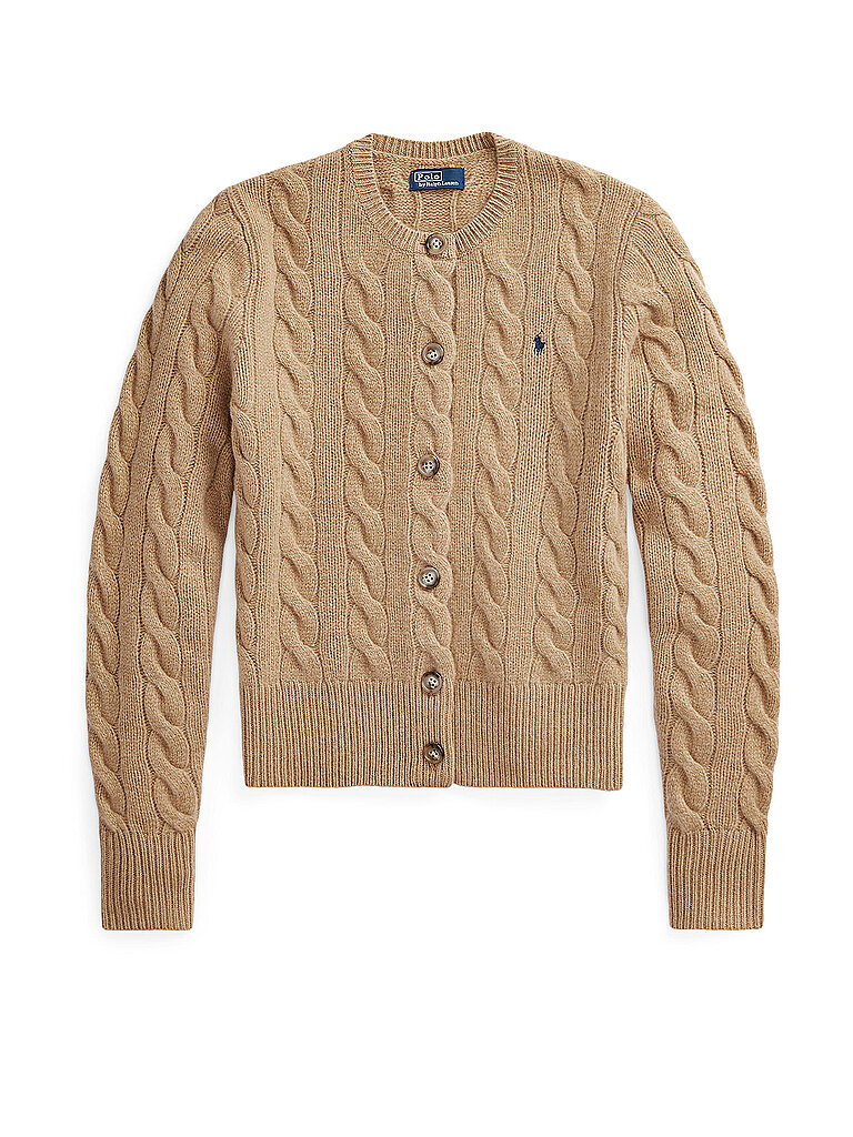 POLO RALPH LAUREN Cardigan Slim Fit camel | M von Polo Ralph Lauren