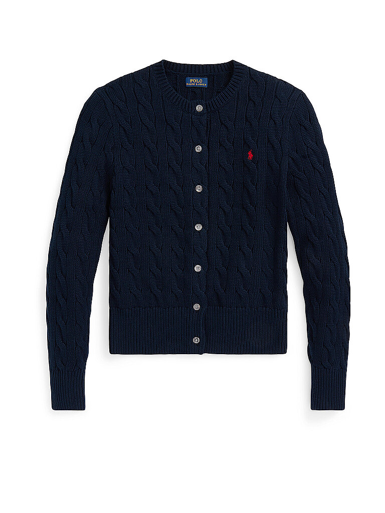 POLO RALPH LAUREN Cardigan Slim Fit dunkelblau | L von Polo Ralph Lauren