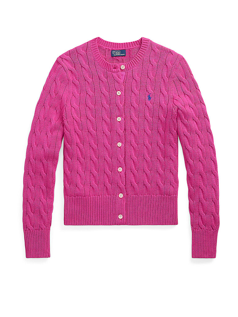 POLO RALPH LAUREN Cardigan Slim Fit pink | L von Polo Ralph Lauren