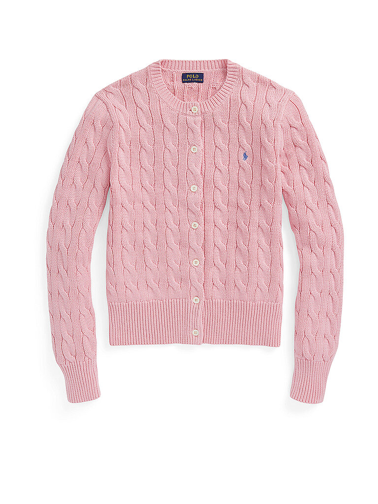 POLO RALPH LAUREN Cardigan Slim Fit rosa | L von Polo Ralph Lauren