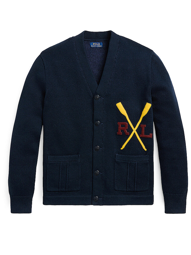 POLO RALPH LAUREN Cardigan dunkelblau | L von Polo Ralph Lauren