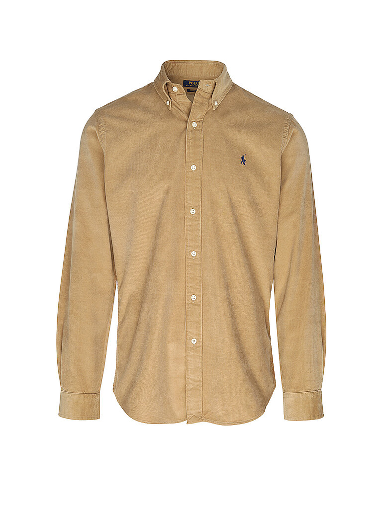 POLO RALPH LAUREN Cordhemd Slim Fit camel | L von Polo Ralph Lauren