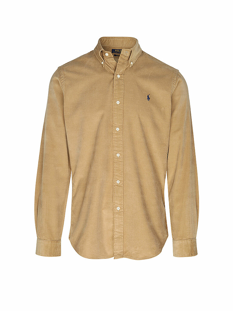 POLO RALPH LAUREN Cordhemd Slim Fit camel | M von Polo Ralph Lauren