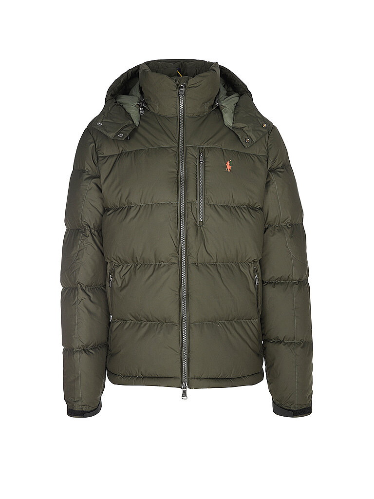 POLO RALPH LAUREN Daunenjacke  olive | M von Polo Ralph Lauren