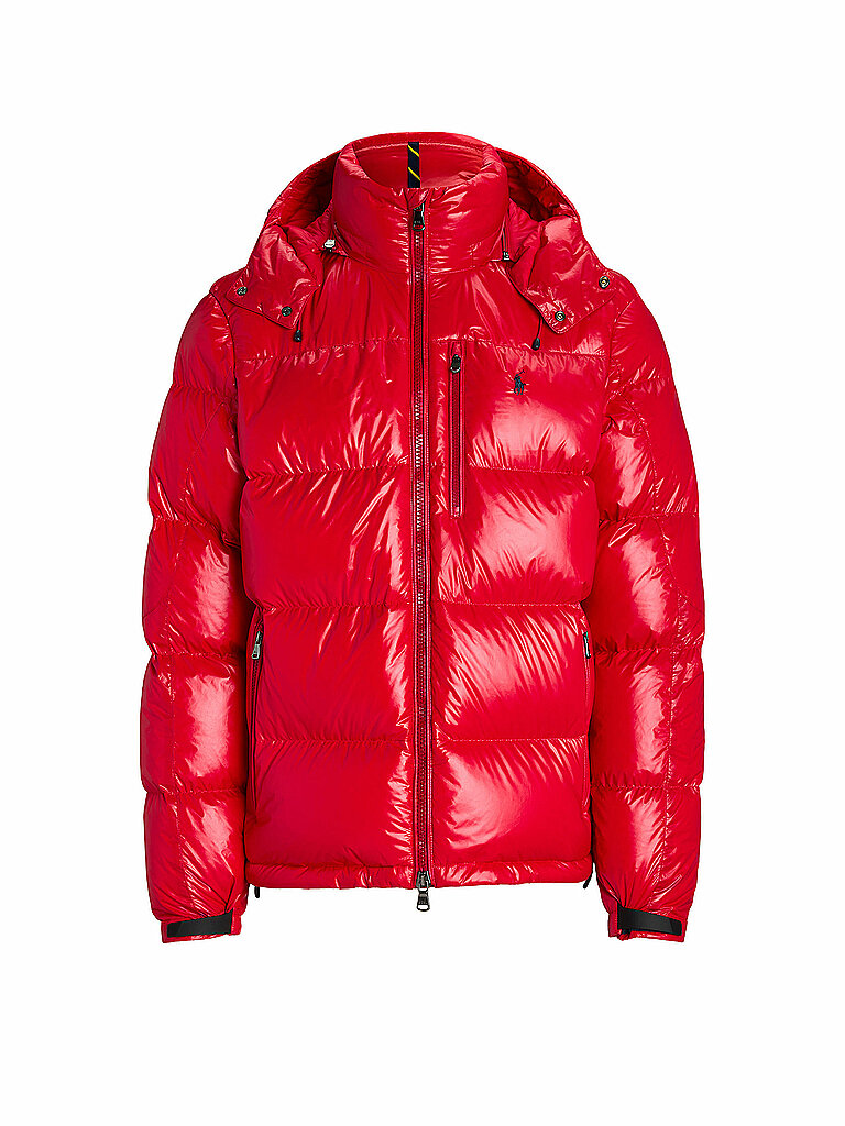 POLO RALPH LAUREN Daunensteppjacke rot | L von Polo Ralph Lauren