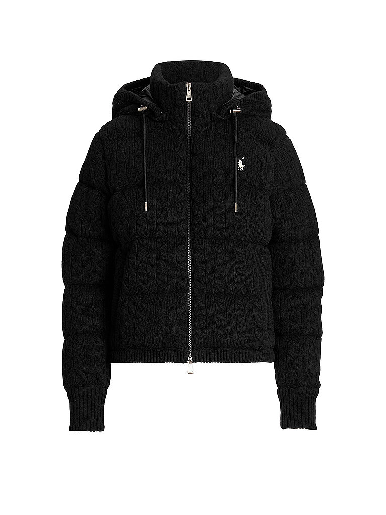 POLO RALPH LAUREN Daunensteppjacke schwarz | M von Polo Ralph Lauren