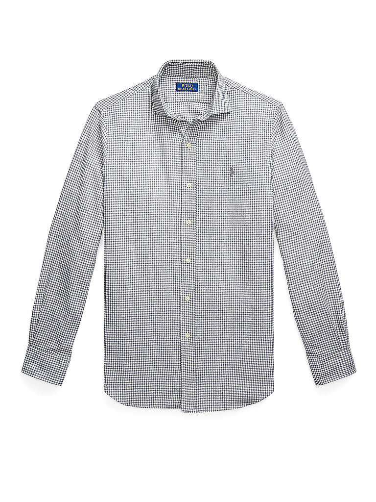 POLO RALPH LAUREN Flanellhemd Custom Fit grau | L von Polo Ralph Lauren