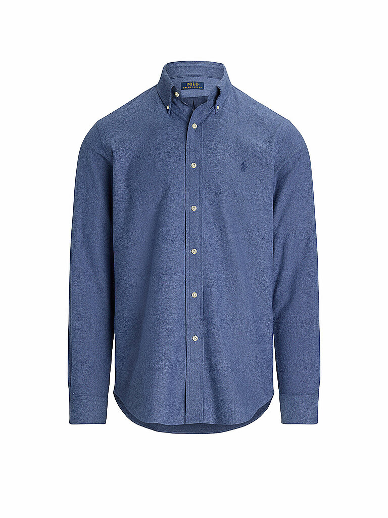 POLO RALPH LAUREN Flanellhemd hellblau | L von Polo Ralph Lauren