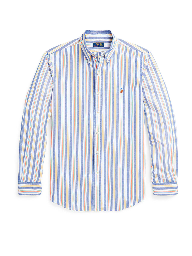 POLO RALPH LAUREN Hemd Custom Fit  blau | L von Polo Ralph Lauren