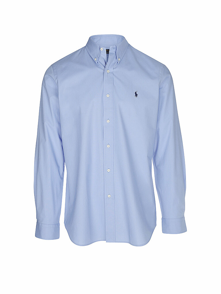 POLO RALPH LAUREN Hemd Custom Fit blau | S von Polo Ralph Lauren