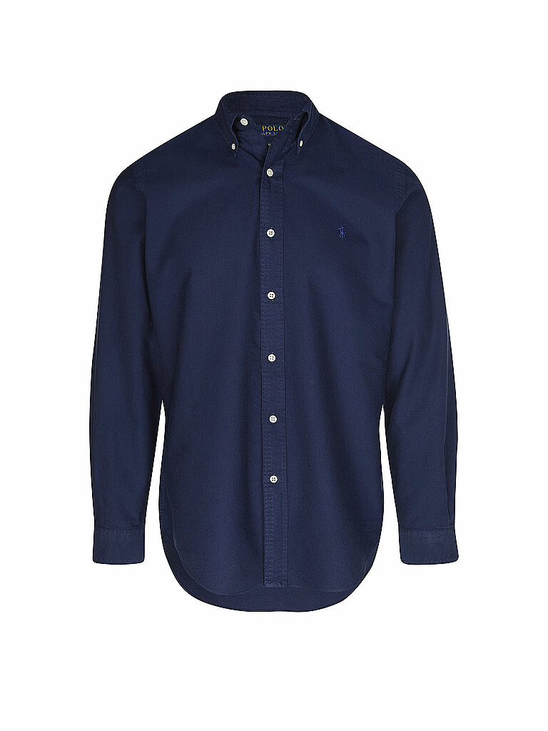 POLO RALPH LAUREN Hemd Custom Fit dunkelblau | L von Polo Ralph Lauren