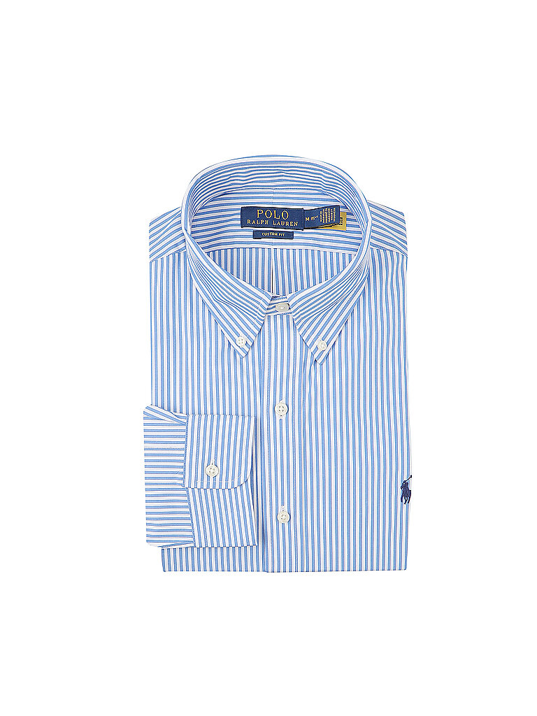 POLO RALPH LAUREN Hemd Custom Fit  hellblau | S von Polo Ralph Lauren