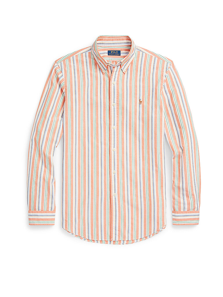 POLO RALPH LAUREN Hemd Custom Fit  orange | L von Polo Ralph Lauren